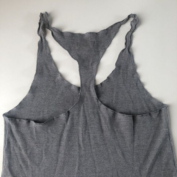 Victoria’s Secret Pink Women’s Sleepwear Waffle Knit Racer Back Tank Gray XS - Picture 9 of 13